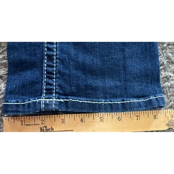 Ariat REAL Denim Lakeshore Bootcut Jeans Rosy Whipstitch Womens 25S 10018351 - Picture 7 of 12